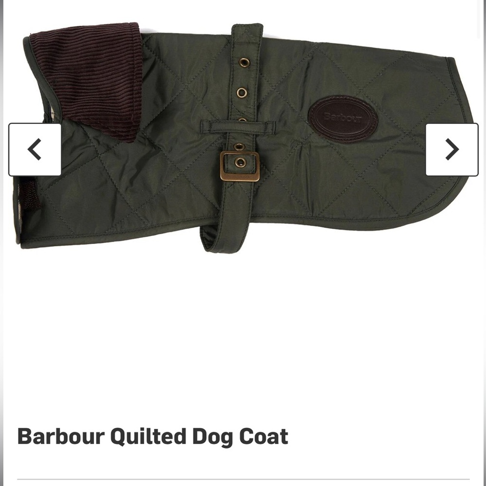 Barbour Quilted Dog Coat